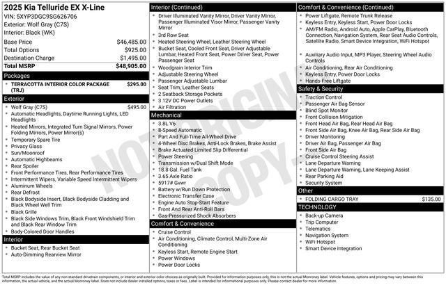 2025 Kia Telluride EX X-Line