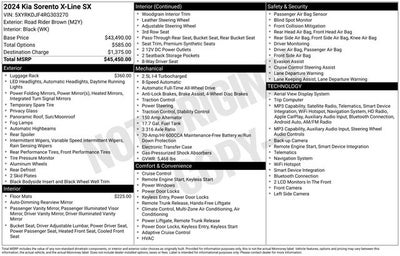 2024 Kia Sorento X-Line SX