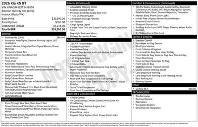 2026 Kia K5 GT
