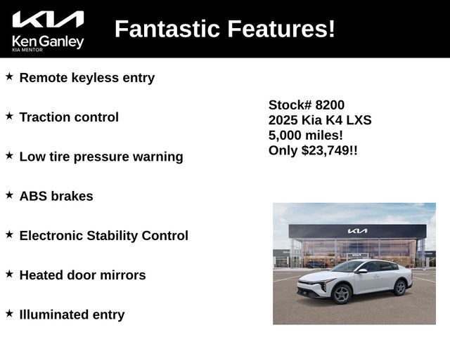 2025 Kia K4 LXS