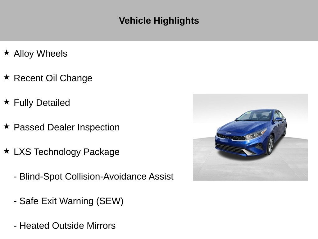 2024 Kia Forte LXS