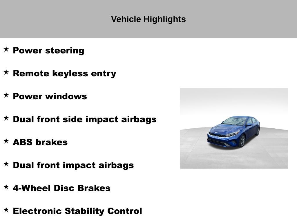 2023 Kia Forte LXS