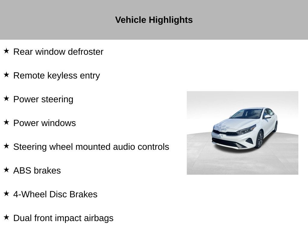 2024 Kia Forte LXS