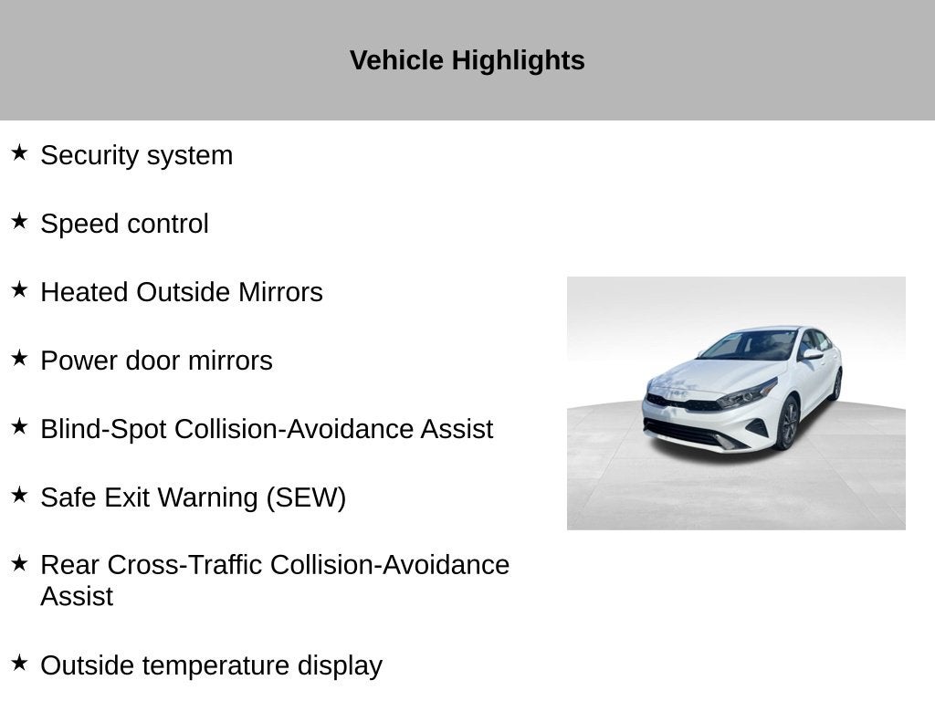 2024 Kia Forte LXS