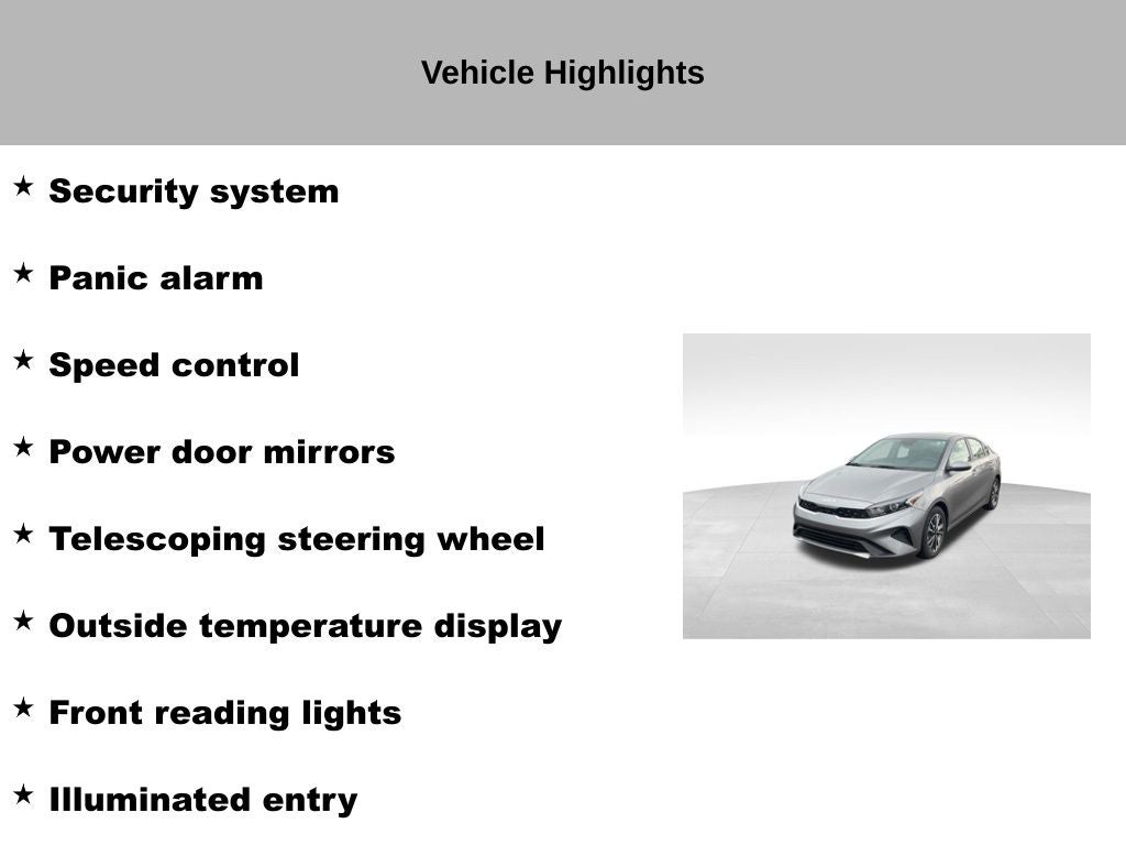 2023 Kia Forte LXS