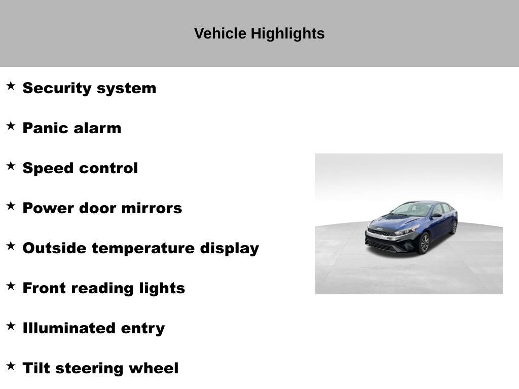 2023 Kia Forte LXS