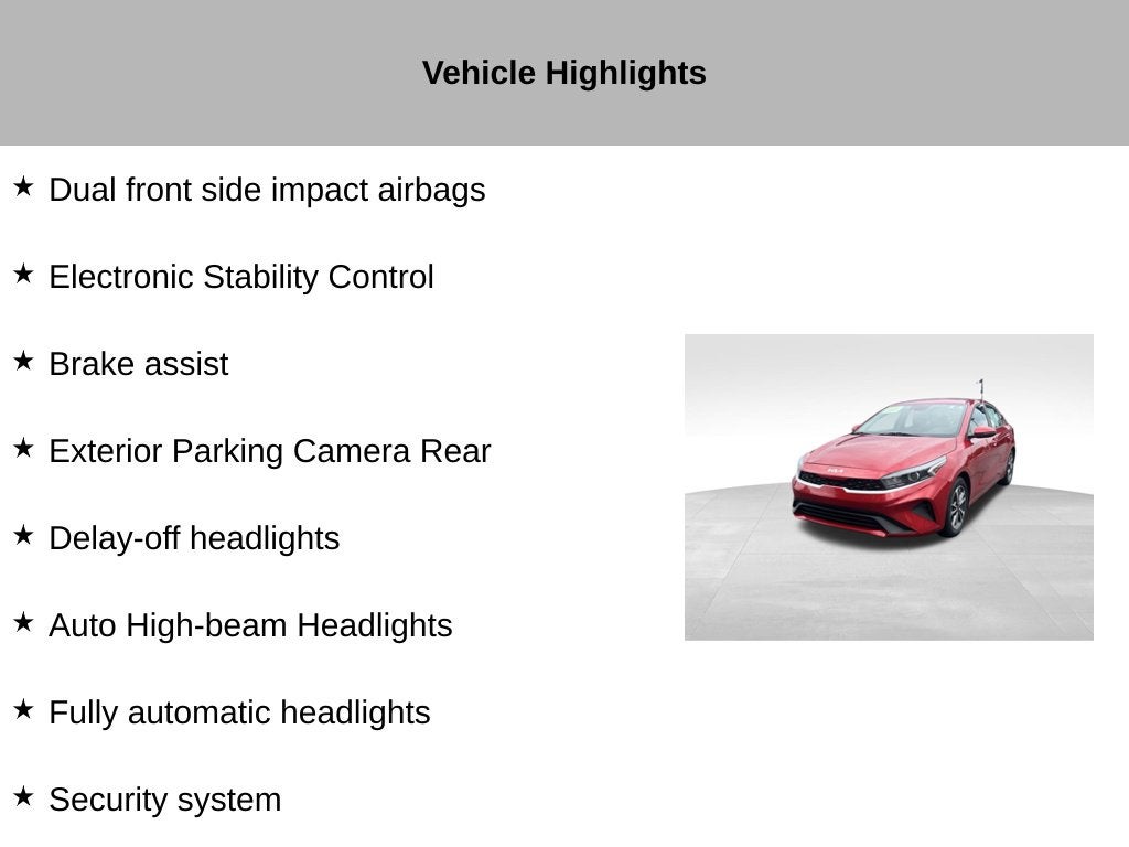 2023 Kia Forte LXS