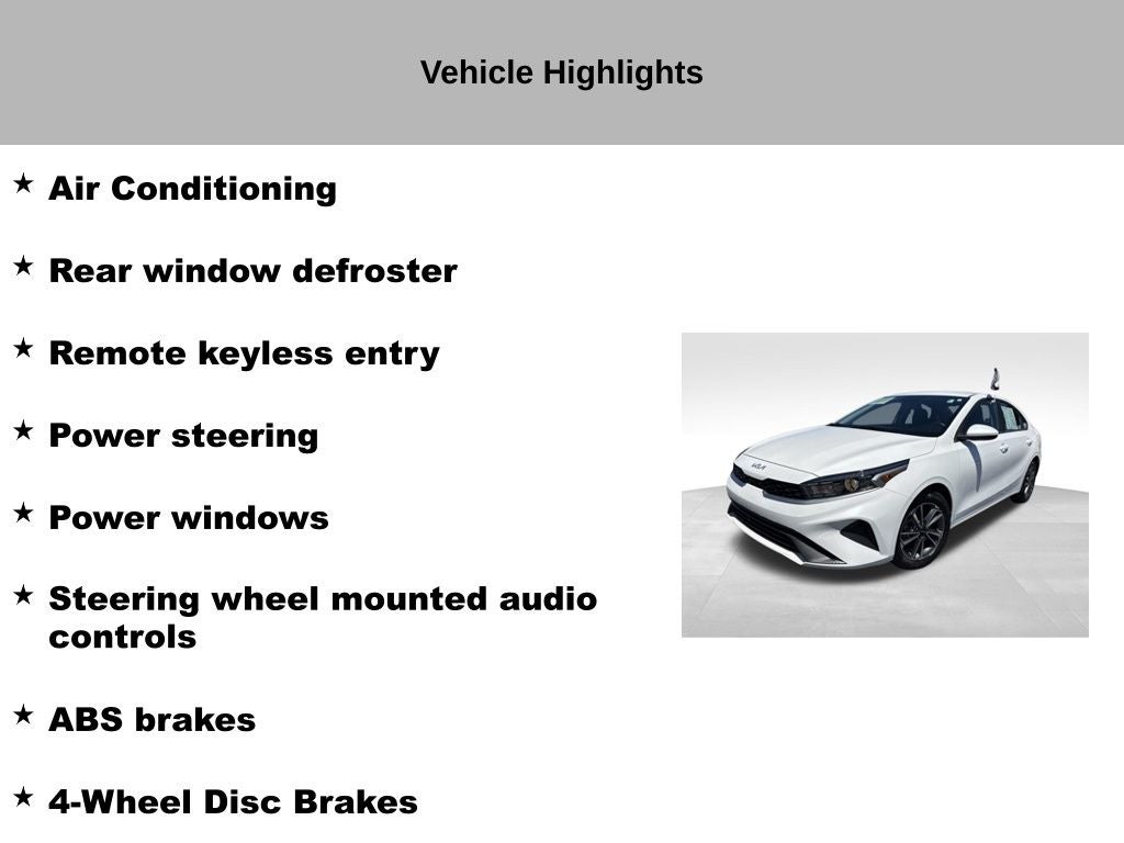 2024 Kia Forte LXS
