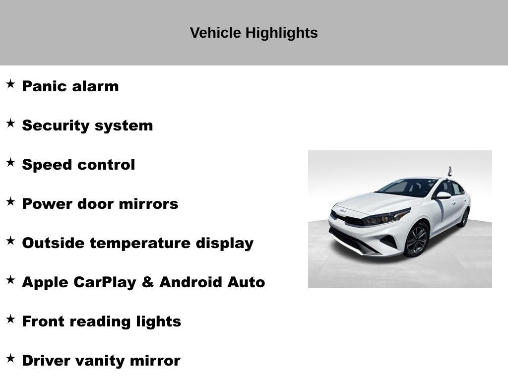 2024 Kia Forte LXS