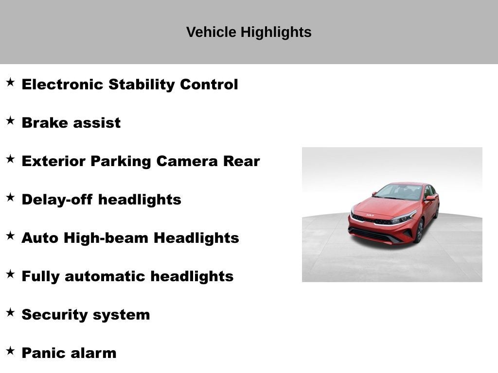 2023 Kia Forte LXS