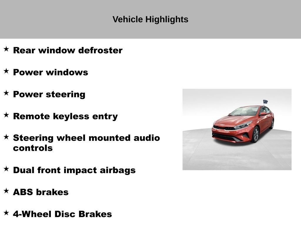 2023 Kia Forte LXS
