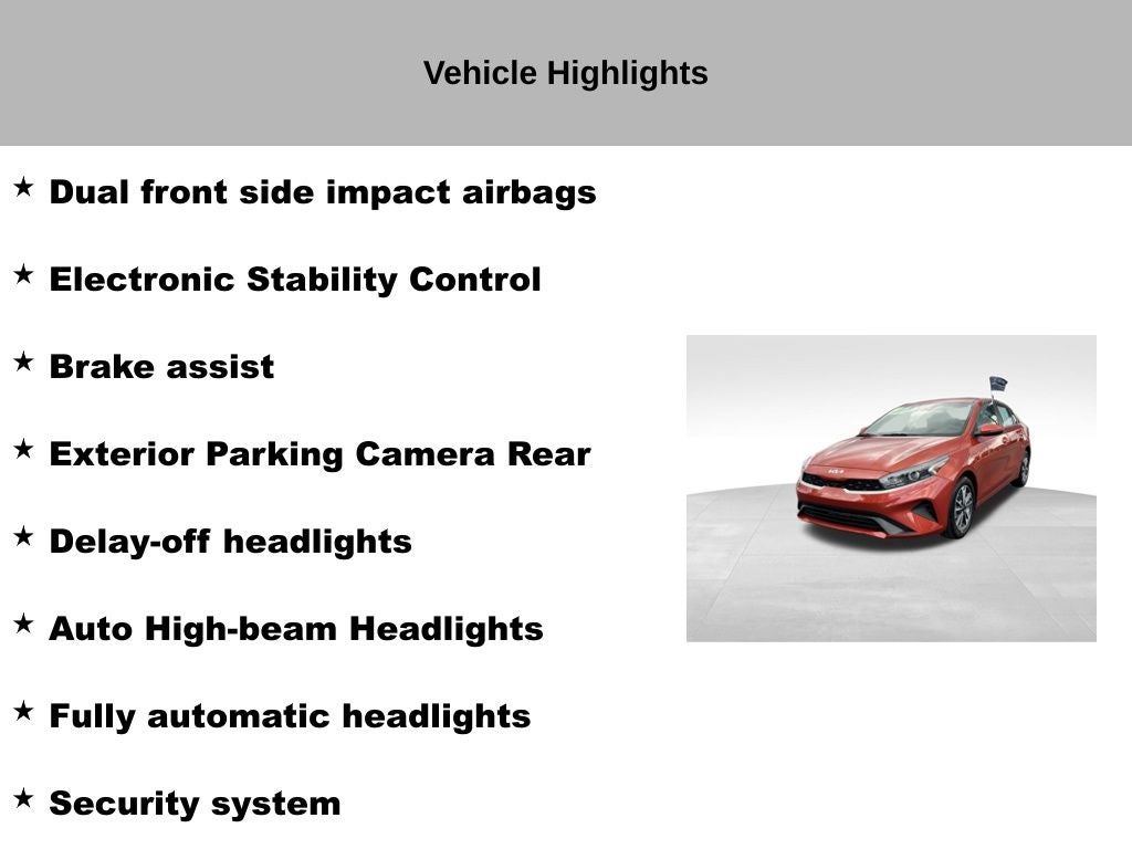 2023 Kia Forte LXS