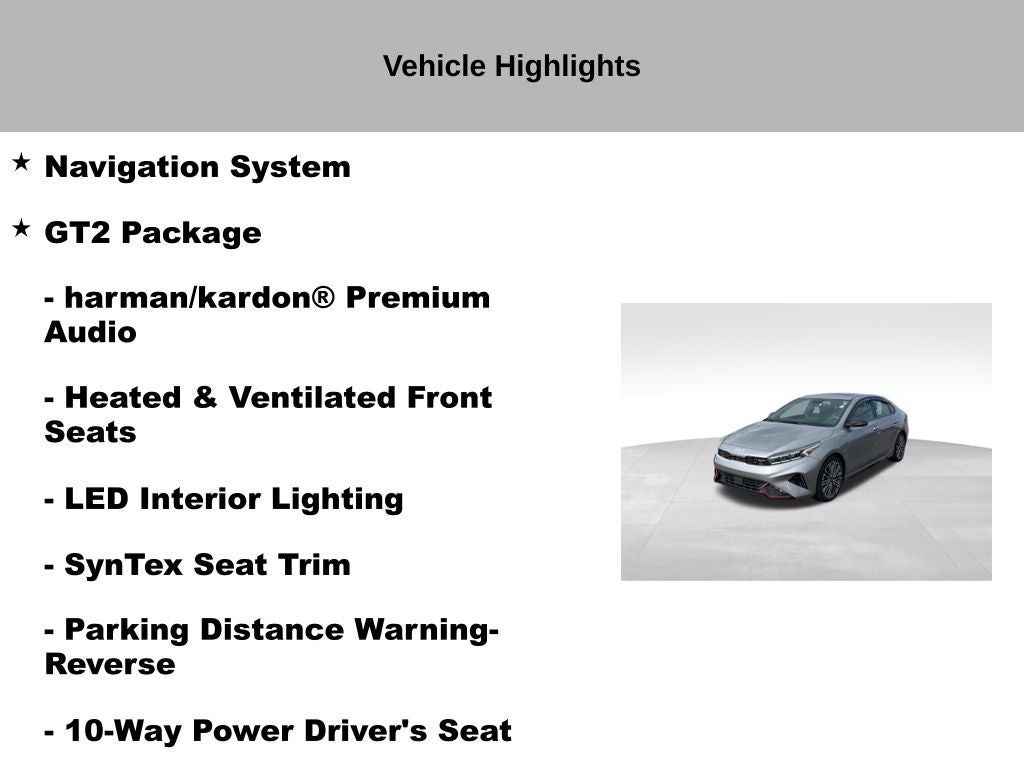 2024 Kia Forte GT