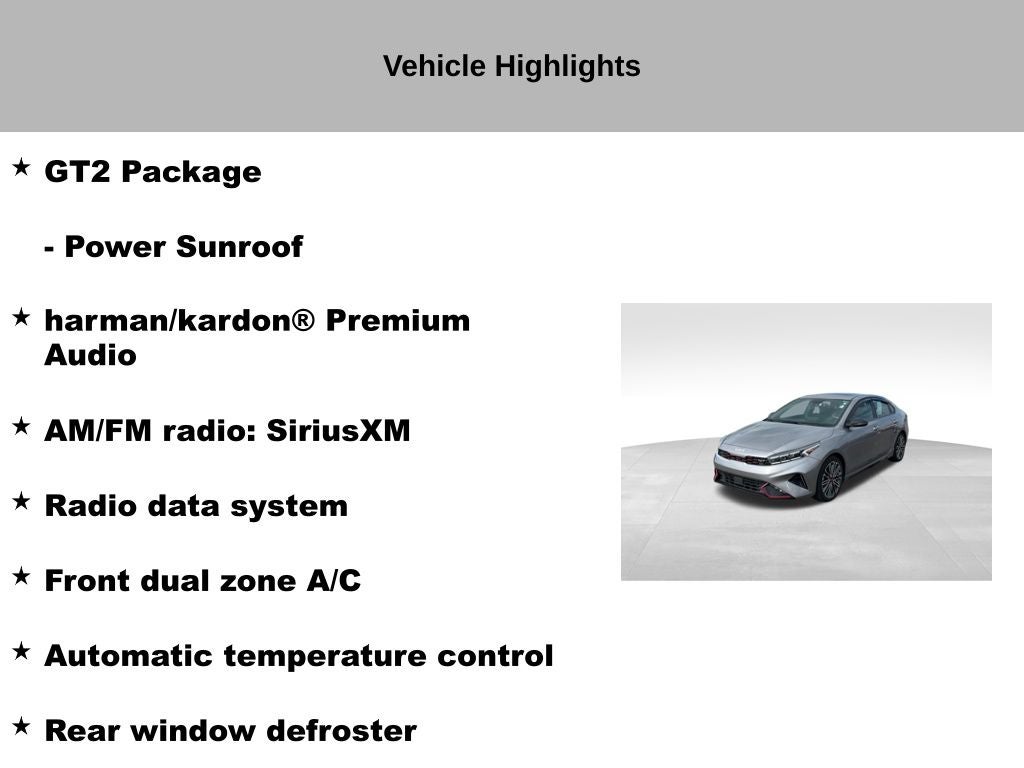 2024 Kia Forte GT