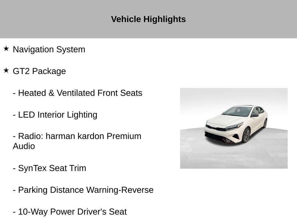 2023 Kia Forte GT