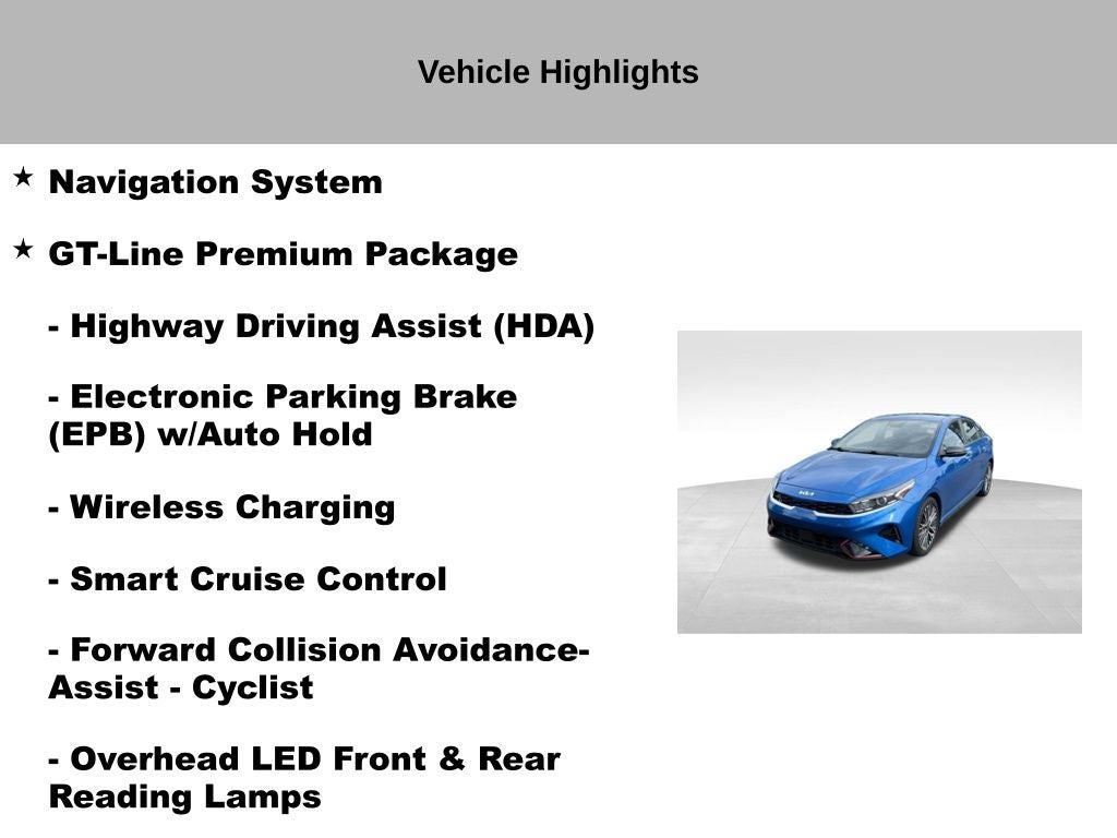 2022 Kia Forte GT-Line
