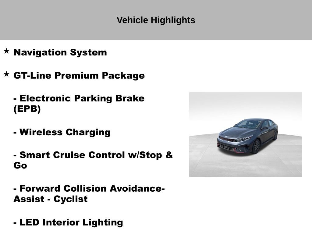 2023 Kia Forte GT-Line