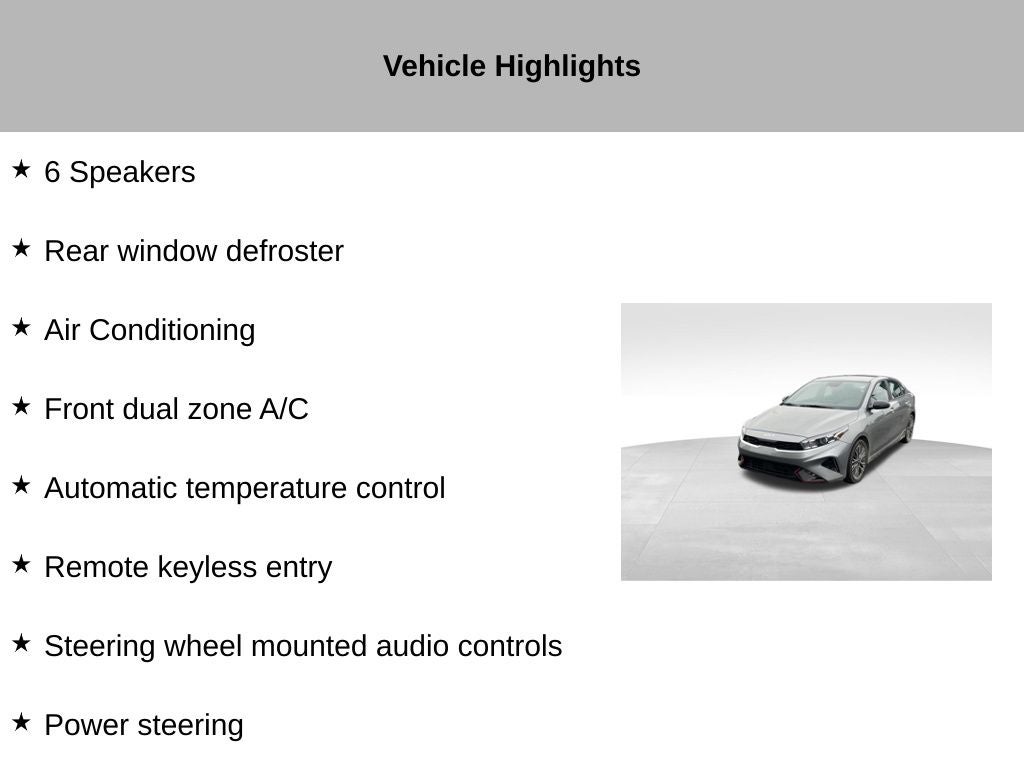 2023 Kia Forte GT-Line
