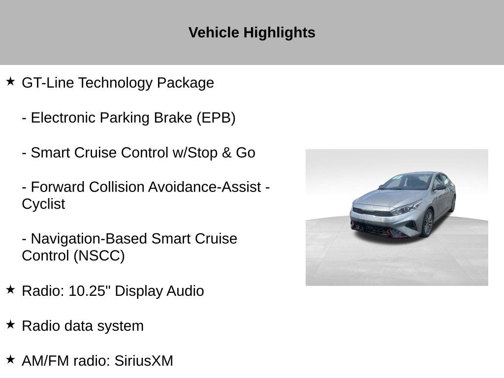 2023 Kia Forte GT-Line