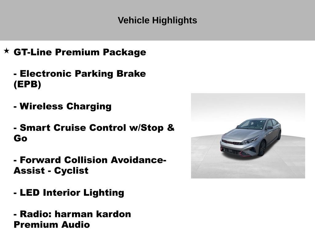 2023 Kia Forte GT-Line