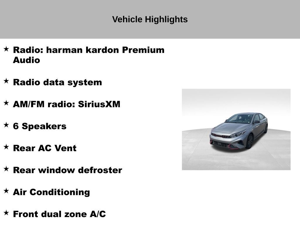 2023 Kia Forte GT-Line
