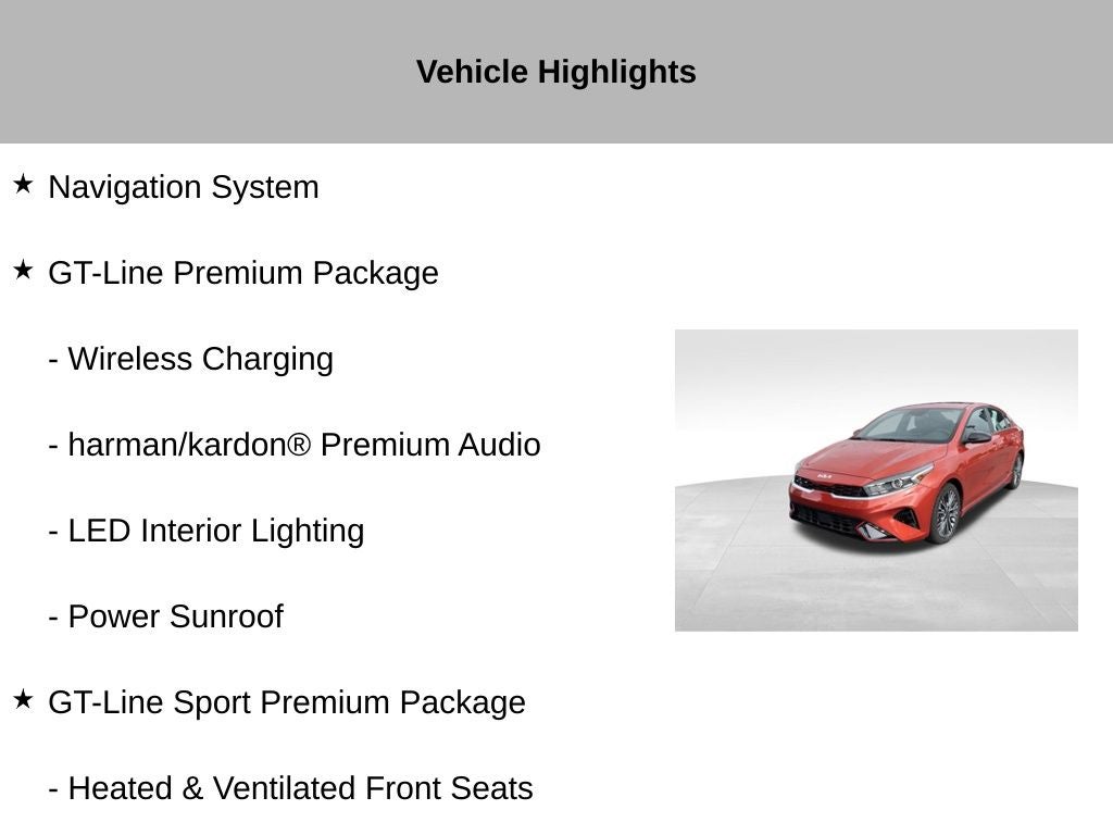 2024 Kia Forte GT-Line