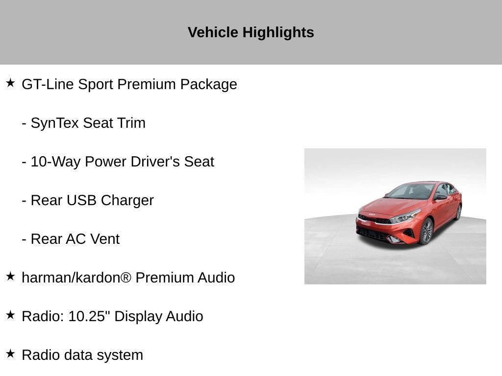 2024 Kia Forte GT-Line