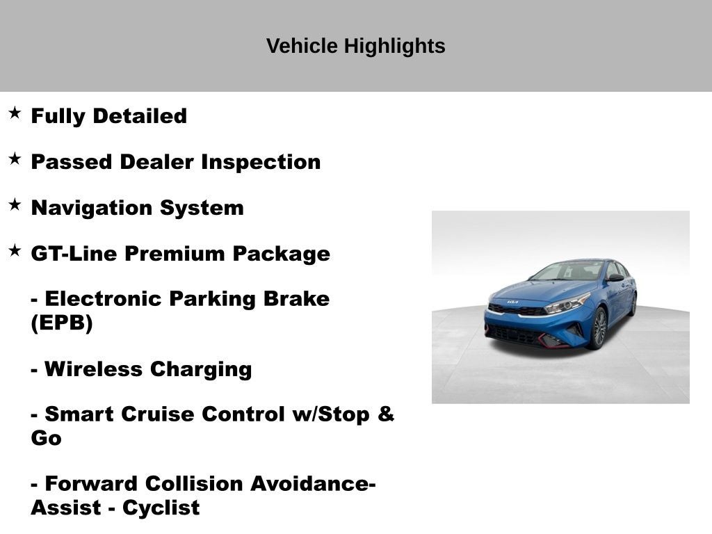 2023 Kia Forte GT-Line