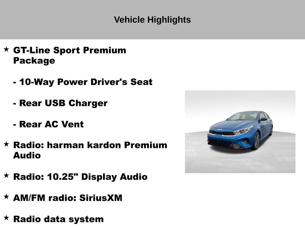2023 Kia Forte GT-Line