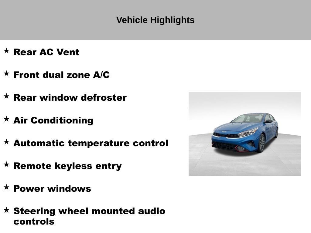 2023 Kia Forte GT-Line