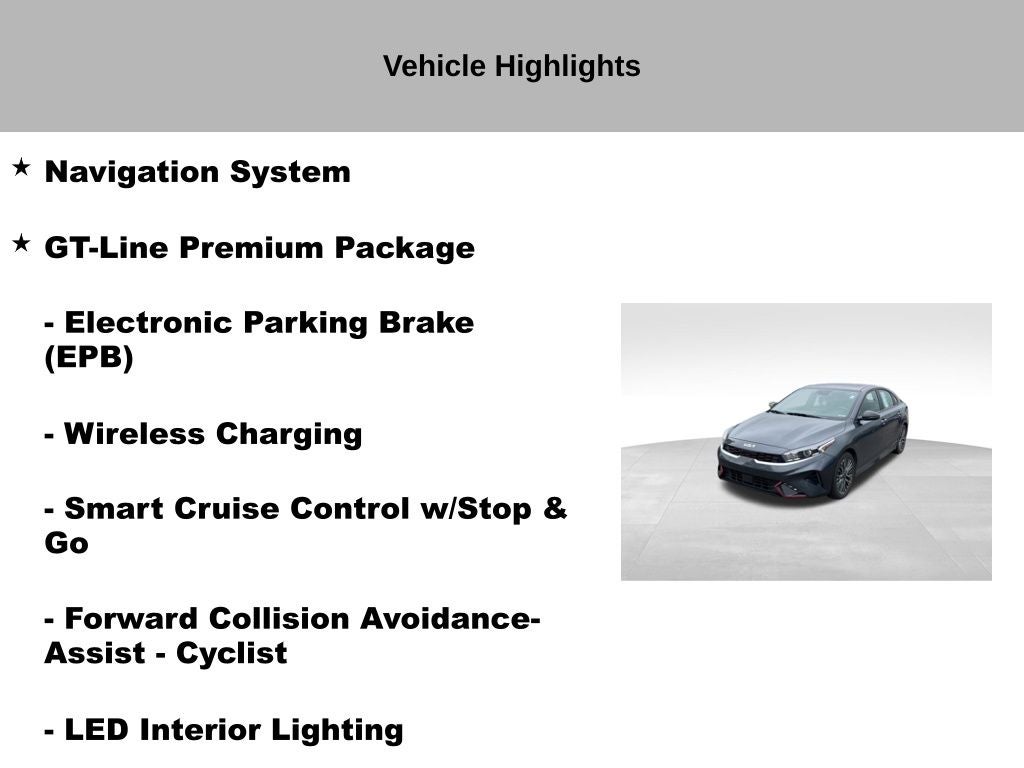 2023 Kia Forte GT-Line