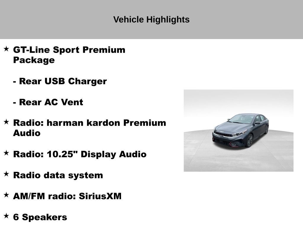 2023 Kia Forte GT-Line