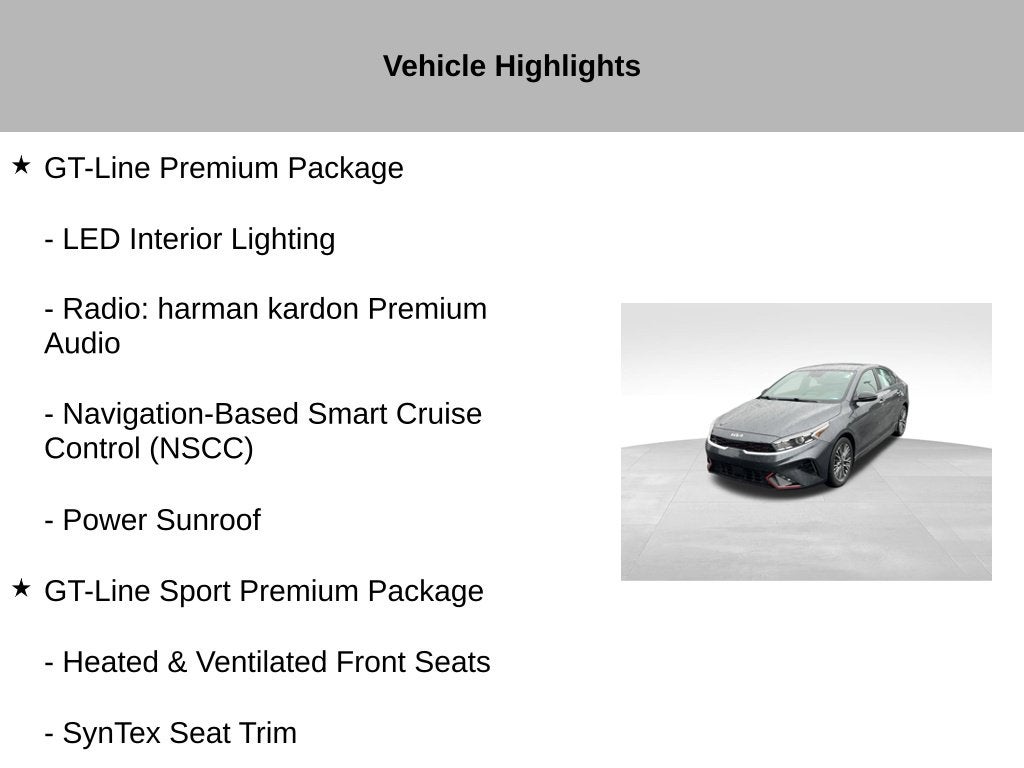 2023 Kia Forte GT-Line