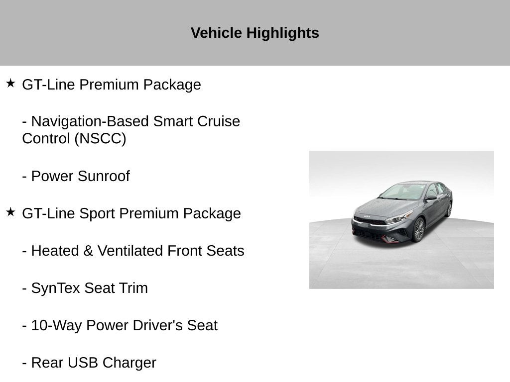 2023 Kia Forte GT-Line