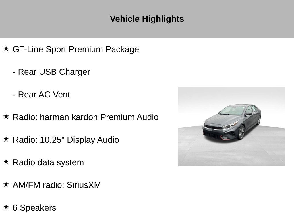 2023 Kia Forte GT-Line