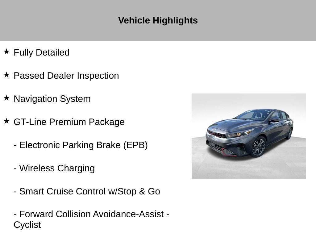 2023 Kia Forte GT-Line