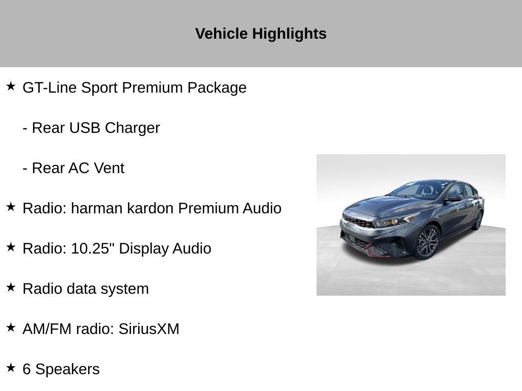 2023 Kia Forte GT-Line