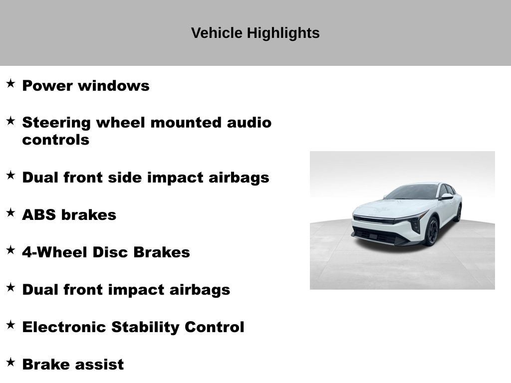 2025 Kia K4 EX