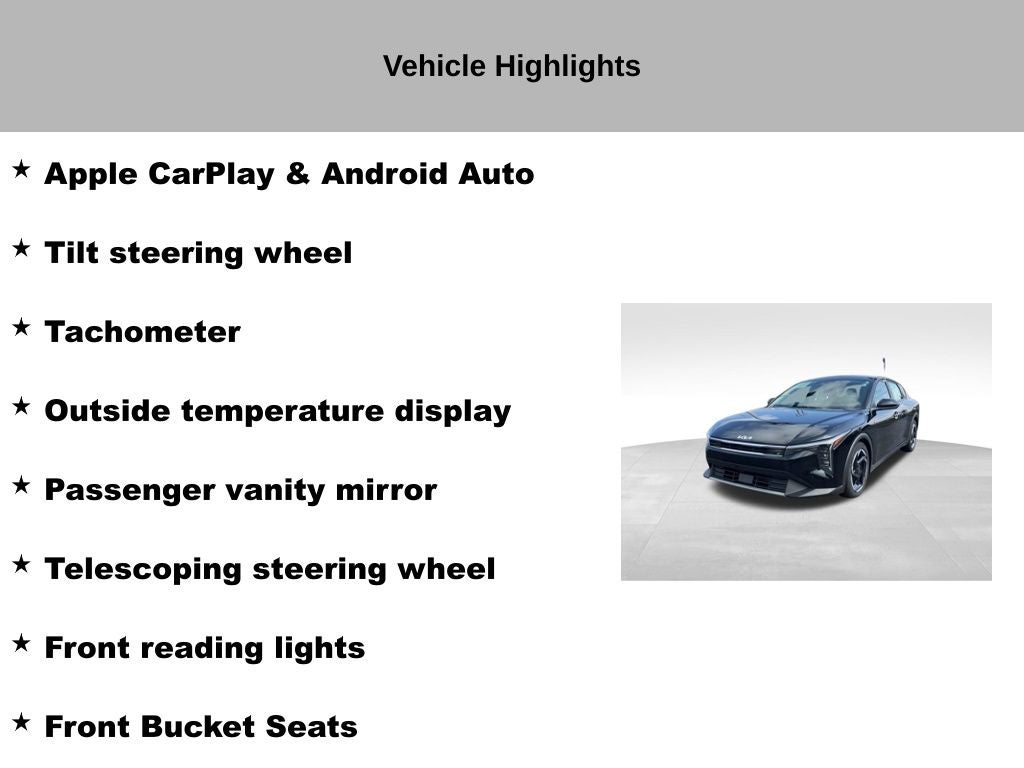 2025 Kia K4 EX