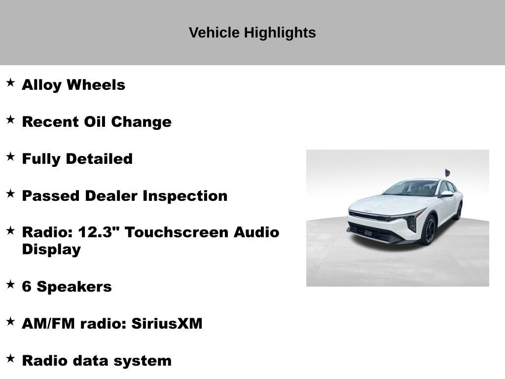 2025 Kia K4 EX