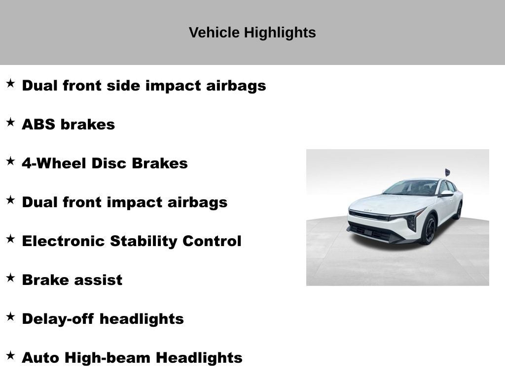 2025 Kia K4 EX