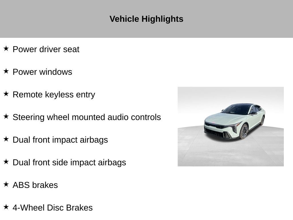 2025 Kia K4 GT-Line