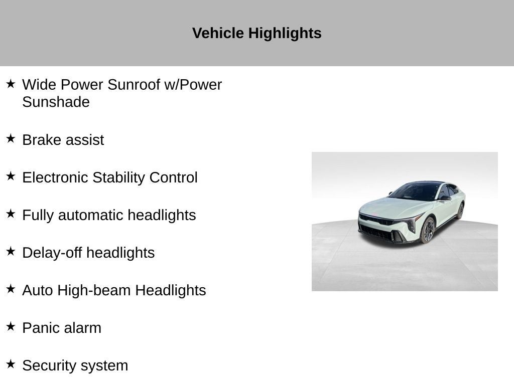 2025 Kia K4 GT-Line