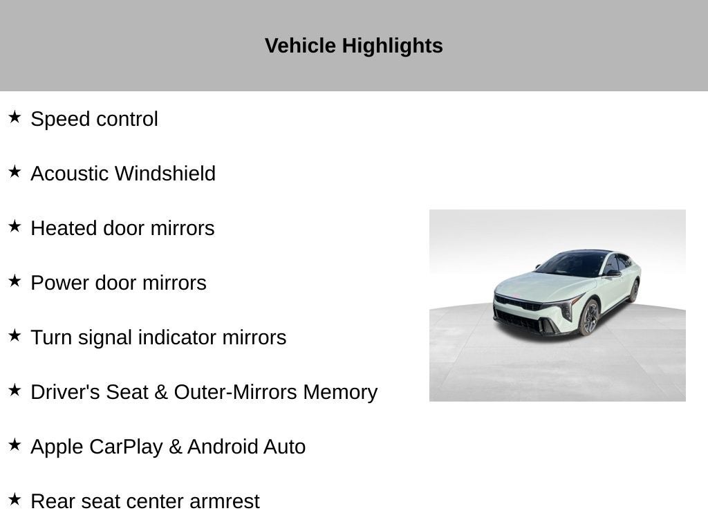 2025 Kia K4 GT-Line