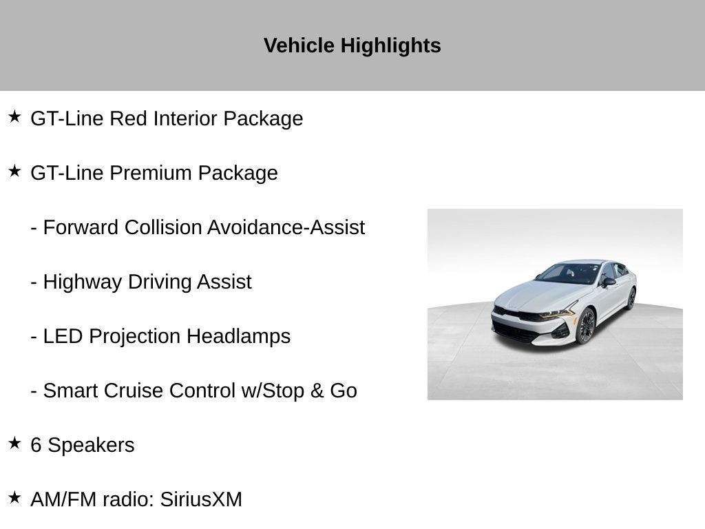 2023 Kia K5 GT-Line