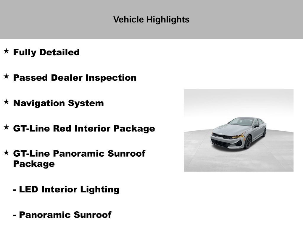 2023 Kia K5 GT-Line