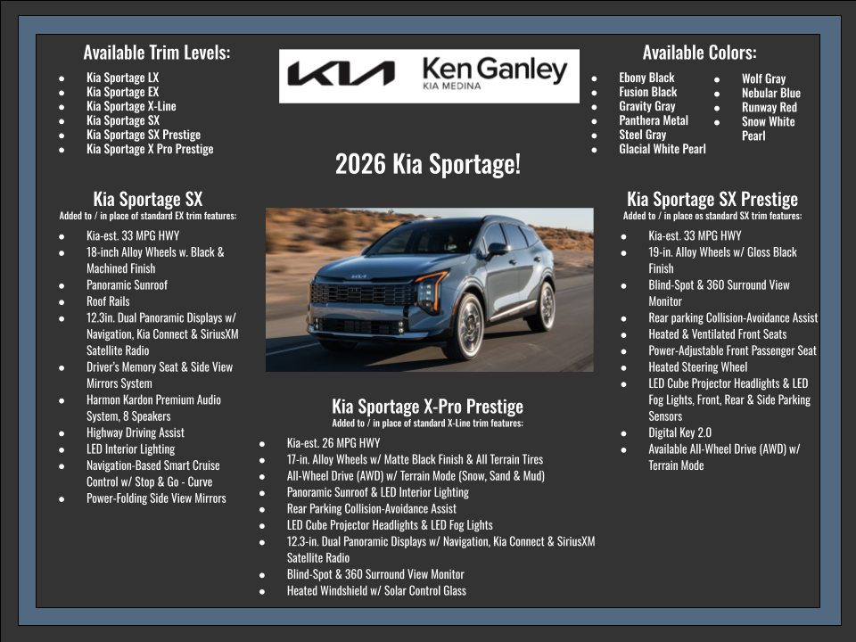 2026 Kia Sportage LX