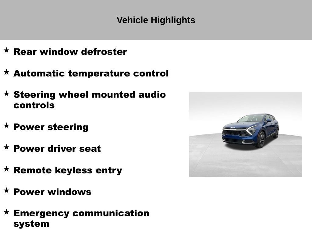 2025 Kia Sportage EX