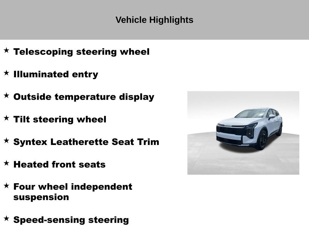 2026 Kia Sportage EX