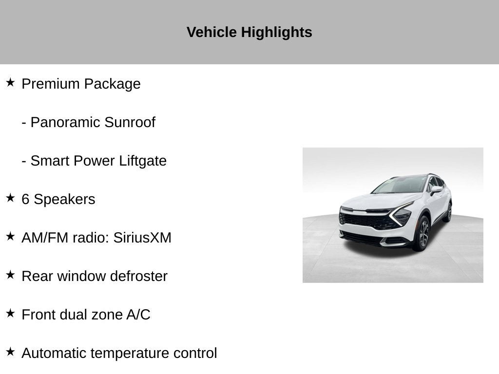 2025 Kia Sportage EX